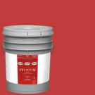 Glidden Premium 5-gal. #HDGR53 Red Geranium Flat Latex Interior Paint with Primer - HDGR53P-05F