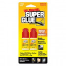 Super Glue .10 oz. Glue Bottle, (2) .10 oz. Bottles per card, (12-Pack) - 19108