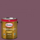 Glidden Premium 1-gal. #HDGR13U Currant Berry Flat Latex Exterior Paint - HDGR13UPX-01F