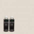 Hedrix 11 oz. Match of ICC-23 Silver Tradition Gloss Custom Spray Paint (2-Pack) - G02-ICC-23