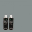 Hedrix 11 oz. Match of 3A50-5 Midsummer Gale Semi-Gloss Custom Spray Paint (2-Pack) - SG02-3A50-5