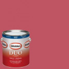 Glidden DUO 1-gal. #HDGR34 Red Red Rose Satin Latex Interior Paint with Primer - HDGR34-01SA