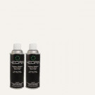 Hedrix 11 oz. Match of W-D-610 White Glove Gloss Custom Spray Paint (2-Pack) - G02-W-D-610