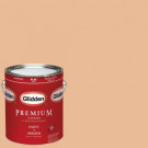 Glidden Premium 1-gal. #HDGO23 Sweet Melon Flat Latex Interior Paint with Primer - HDGO23P-01F