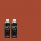 Hedrix 11 oz. Match of PPU2-17 Morocco Red Gloss Custom Spray Paint (2-Pack) - G02-PPU2-17