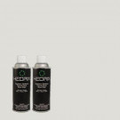 Hedrix 11 oz. Match of PPL-65 Silver Charm Gloss Custom Spray Paint (2-Pack) - G02-PPL-65