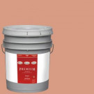 Glidden Premium 5-gal. #HDGO21U Buttered Salmon Flat Latex Interior Paint with Primer - HDGO21UP-05F