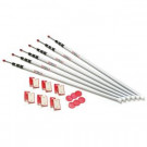 ZipWall 12 ft. SLP6 Spring-Loaded Poles for Dust Barriers, 6-Pack - 206613