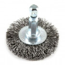 Forney 1-1/2 in. x 1/4 in. Hex Shank Coarse Crimped Wire Wheel Brush - 72725