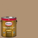 Glidden Premium 1-gal. #HDGWN20D Hot Mustard Seed Flat Latex Exterior Paint - HDGWN20DPX-01F