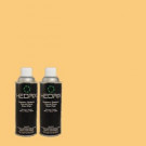 Hedrix 11 oz. Match of 1A10-5 Golden Eyes Semi-Gloss Custom Spray Paint (2-Pack) - SG02-1A10-5