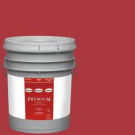 Glidden Premium 5-gal. #HDGR40 Candy Apple Flat Latex Interior Paint with Primer - HDGR40P-05F