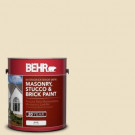 BEHR Premium 1-gal. #MS-26 Chablis Cream Satin Interior/Exterior Masonry, Stucco and Brick Paint - 28001