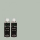 Hedrix 11 oz. Match of QE-43 Water Surface Gloss Custom Spray Paint (2-Pack) - G02-QE-43