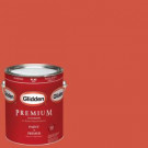 Glidden Premium 1-gal. #HDGO01D Skyrocket Red Flat Latex Interior Paint with Primer - HDGO01DP-01F