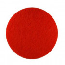 Diablo 17 in. Non-Woven Red Buffer Pad (5-Pack) - DCR170REDM01G005
