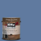BEHR Premium Plus Ultra 1-gal. #PPU14-2 Glass Sapphire Flat Enamel Interior Paint - 175301