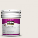 BEHR Premium Plus 5-gal. #720C-1 White Truffle Zero VOC Eggshell Enamel Interior Paint - 205005