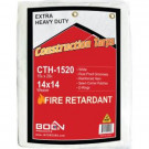 BOEN 15 ft. x 20 ft. Fire Retardant Heavy Duty Construction Tarp - CTH-1520