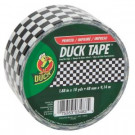 Duck 1-7/8 in. x 10 yds. Black Checker Print All-Purpose Duct Tape - 280322