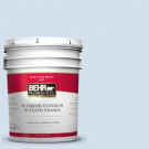 BEHR Premium Plus 5-gal. #580E-1 Rain Drop Hi-Gloss Enamel Interior/Exterior Paint - 805005