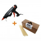 Surebonder 7/16 in. D x 10 in. L Adjustable Temperature Industrial Glue Gun with Glue Sticks Fast Set (5 lb. per Box) - PRO2-220/711R510