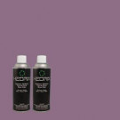 Hedrix 11 oz. Match of MQ5-41 Violet Vixen Semi-Gloss Custom Spray Paint (2-Pack) - SG02-MQ5-41