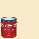 Glidden Premium 1-gal. #HDGY06U Popcorn White Satin Latex Interior Paint with Primer - HDGY06UP-01SA