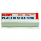 Husky 100 ft. x 20 ft. Clear 3-mil. Plastic Sheeting - CF0320C