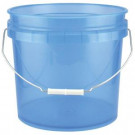 Leaktite 3.5-Gal. Blue Plastic Translucent Pail (Pack of 3) - 209300