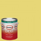 Glidden DUO 1-gal. #HDGG02 Lemon Lime Fizz Semi-Gloss Latex Interior Paint with Primer - HDGG02-01S