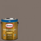Glidden Premium 1-gal. #HDGWN26U Fauna Brown Satin Latex Exterior Paint - HDGWN26UPX-01SA