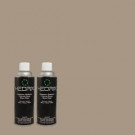 Hedrix 11 oz. Match of PPU18-16 Elephant Skin Semi-Gloss Custom Spray Paint (2-Pack) - SG02-PPU18-16
