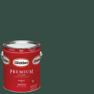 Glidden Premium 1-gal. #HDGG65D Dark Hunter Green Flat Latex Interior Paint with Primer - HDGG65DP-01F