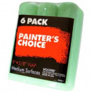 Wooster Painter's Choice 9 in. x 3/8 in. Medium-Density Roller Cover (6-Pack) - 00R9590090