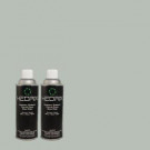 Hedrix 11 oz. Match of MQ6-4 Gray Wool Flat Custom Spray Paint (8-Pack) - F08-MQ6-4