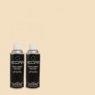 Hedrix 11 oz. Match of 3B16-1 Sandpiper Flat Custom Spray Paint (2-Pack) - F02-3B16-1