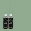 Hedrix 11 oz. Match of MQ6-38 Patina Semi-Gloss Custom Spray Paint (8-Pack) - SG08-MQ6-38