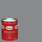 Glidden Premium 1-gal. #HDGCN39U Silversmith Grey Flat Latex Interior Paint with Primer - HDGCN39UP-01F