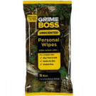 GRIME BOSS 16-Count Realtree Unscented Personal Wipes - A458PQ