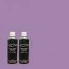 Hedrix 11 oz. Match of PPU16-4 Purple Agate Flat Custom Spray Paint (2-Pack) - F02-PPU16-4