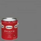 Glidden Premium 1-gal. #HDGCN64 Elegant Charcoal Flat Latex Interior Paint with Primer - HDGCN64P-01F