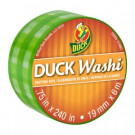 Duck 0.74 in. x 6.6 yds. Green Check Washi Crafting Tape - 282681