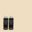 Hedrix 11 oz. Match of P-141 Bisque Gloss Custom Spray Paint (2-Pack) - G02-P-141