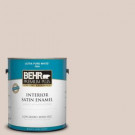 BEHR Premium Plus 1-gal. #PPL-77 Cocoa Parfait Zero VOC Satin Enamel Interior Paint - 705001