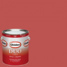 Glidden DUO 1-gal. #HDGR60 French Stripe Red Flat Latex Interior Paint with Primer - HDGR60-01F