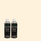Hedrix 11 oz. Match of 290A-1 Angel Food Semi-Gloss Custom Spray Paint (2-Pack) - SG02-290A-1