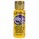 DecoArt Americana 2 oz. Saffron Yellow Acrylic Paint - DA273-3
