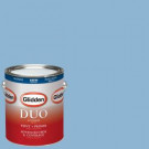 Glidden DUO 1-gal. #HDGV07D Horizon Blue Satin Latex Interior Paint with Primer - HDGV07D-01SA