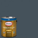 Glidden Premium 1-gal. #HDGB65D Krimson Lake Blue Satin Latex Exterior Paint - HDGB65DPX-01SA